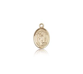 14kt Gold St. Kilian Patron Saint Medal - Small" itemprop="image