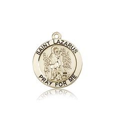 14kt Gold St. Lazarus Medal" itemprop="image