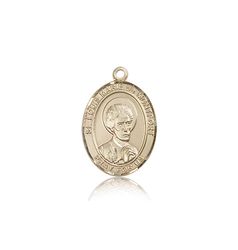 14kt Gold St. Louis Marie De Montfort Patron Saint Medal - Medium" itemprop="image