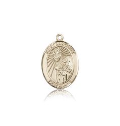 14kt Gold St. Margaret Mary Alacoque Patron Saint Medal - Medium" itemprop="image