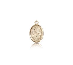 14kt Gold St. Margaret of Cortona Patron Saint Medal - Small" itemprop="image