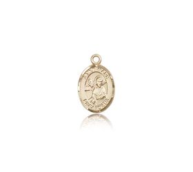 14kt Gold St. Mark the Evangelist Patron Saint Medal - Small" itemprop="image