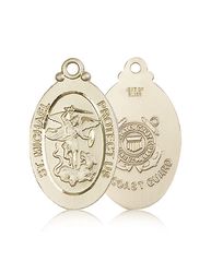 14kt Gold St. Michael / Coast Guard Medal" itemprop="image