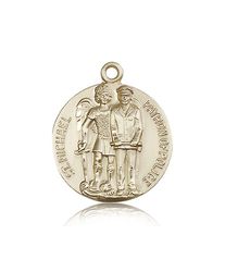 14kt Gold St. Michael the Archangel Medal" itemprop="image