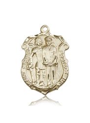 14kt Gold St. Michael the Archangel Medal" itemprop="image