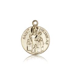 14kt Gold St. Nicholas Medal" itemprop="image