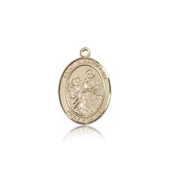 14kt Gold St. Nimatullah Patron Saint Medal - Medium" itemprop="image