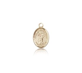 14kt Gold St. Peter Nolasco Patron Saint Medal - Small" itemprop="image