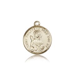 14kt Gold St. Philomena Medal" itemprop="image