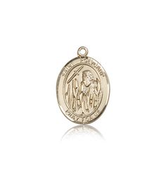 14kt Gold St. Polycarp of Smyrna Patron Saint Medal - Medium" itemprop="image