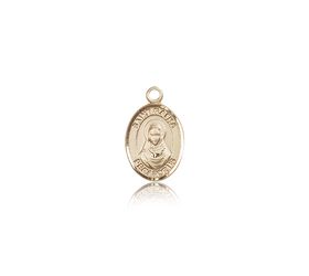 14kt Gold St. Rafta Patron Saint Medal - Small" itemprop="image