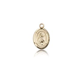 14kt Gold St. Rita of Cascia Patron Saint Medal - Small" itemprop="image