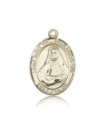 14kt Gold St. Rose Philippine Patron Saint Medal - Large" itemprop="image