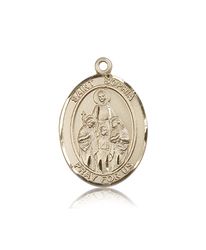 14kt Gold St. Sophia Patron Saint Medal - Large" itemprop="image