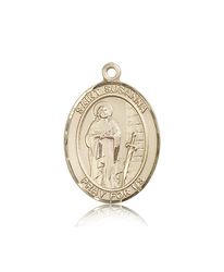 14kt Gold St. Susanna Patron Saint Medal - Large" itemprop="image