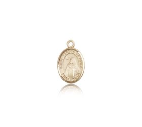 14kt Gold St. Teresa of Avila Patron Saint Medal - Small" itemprop="image