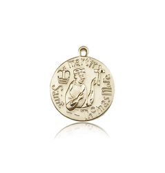 14kt Gold St. Thomas More Medal" itemprop="image