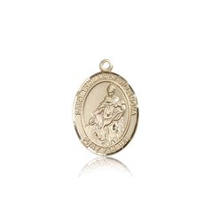 14kt Gold St. Thomas of Villanova Patron Saint Medal - Medium" itemprop="image