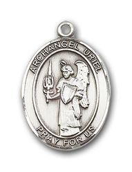 14kt Gold St. Uriel Patron Saint Medal - Small" itemprop="image