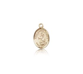 14kt Gold St. Vincent Ferrer Patron Saint Medal - Small" itemprop="image