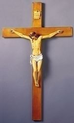 40"FONTANINI WOODTONE CRUCIFIX" itemprop="image