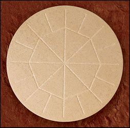 5-3/4" Whole Wheat Cross Altar Bread" itemprop="image