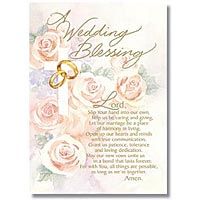 A Wedding Blessing Greeting Card" itemprop="image