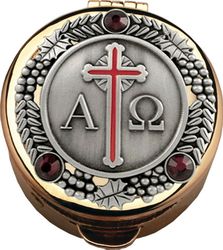 Alpha & Omega Gold Cast Pyx" itemprop="image