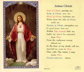 Anima Christi Prayer Card" itemprop="image