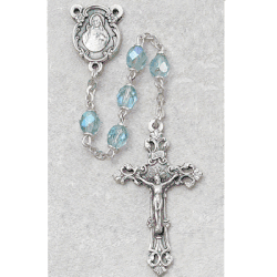 Birthstone Rosary Aqua March" itemprop="image