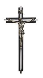 Black Crucifix with Nickel Plate Inlay" itemprop="image