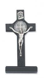 Black Standing St. Benedict Crucifix 6 inches" itemprop="image