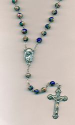 Blue Genuine Cloisonne Rosary" itemprop="image