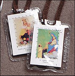 Brown Cloth Scapular" itemprop="image