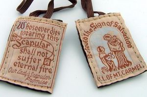 Brown Cloth Scapular" itemprop="image