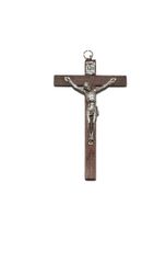 Brown Wood Small Crucifix 5 1/2 inches" itemprop="image