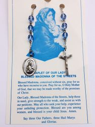 Chaplet Rosary of our Lady Blessed Madonna of The Streets" itemprop="image