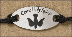 Come Holy Spirit Inspirational Metal Bracelet" itemprop="image