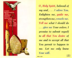 Confirmation - O, Holy Spirit... - Prayer Card" itemprop="image