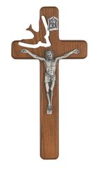 Confirmation Walnut Holy Spirit Crucifix" itemprop="image