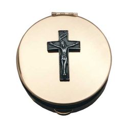 Crucifix Pyx Gold" itemprop="image