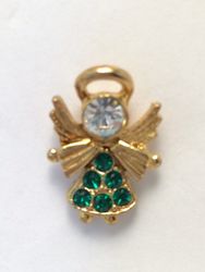 Crystal Birthstone Angel Pin May" itemprop="image