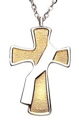 Deacons Cross 2-toned Pendant" itemprop="image