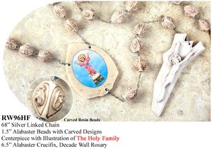 Divino Nino Alabaster Wall Rosary" itemprop="image