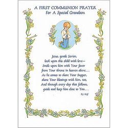 First Communion Greeting Card (Grandson)" itemprop="image