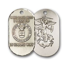 Gold Filled Air Force Medal Pendant" itemprop="image