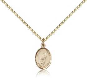 Gold Filled Blessed Trinity Patron Saint Medal Pendant - Small" itemprop="image