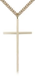 Gold Filled Cross Medal Pendant" itemprop="image