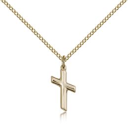 Gold Filled Cross Medal Pendant" itemprop="image