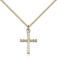 Gold Filled Cross Medal Pendant" itemprop="image